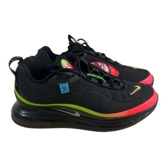 NIKE MX-720-818 "WORLDWIDE PACK" Men Trainers (CT1282 001) Black Orange Size 7 - Picture 1 of 14